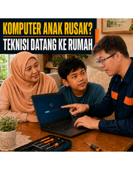 Komputer anak rusak? Servis dan instal ulang di Zhonghe
