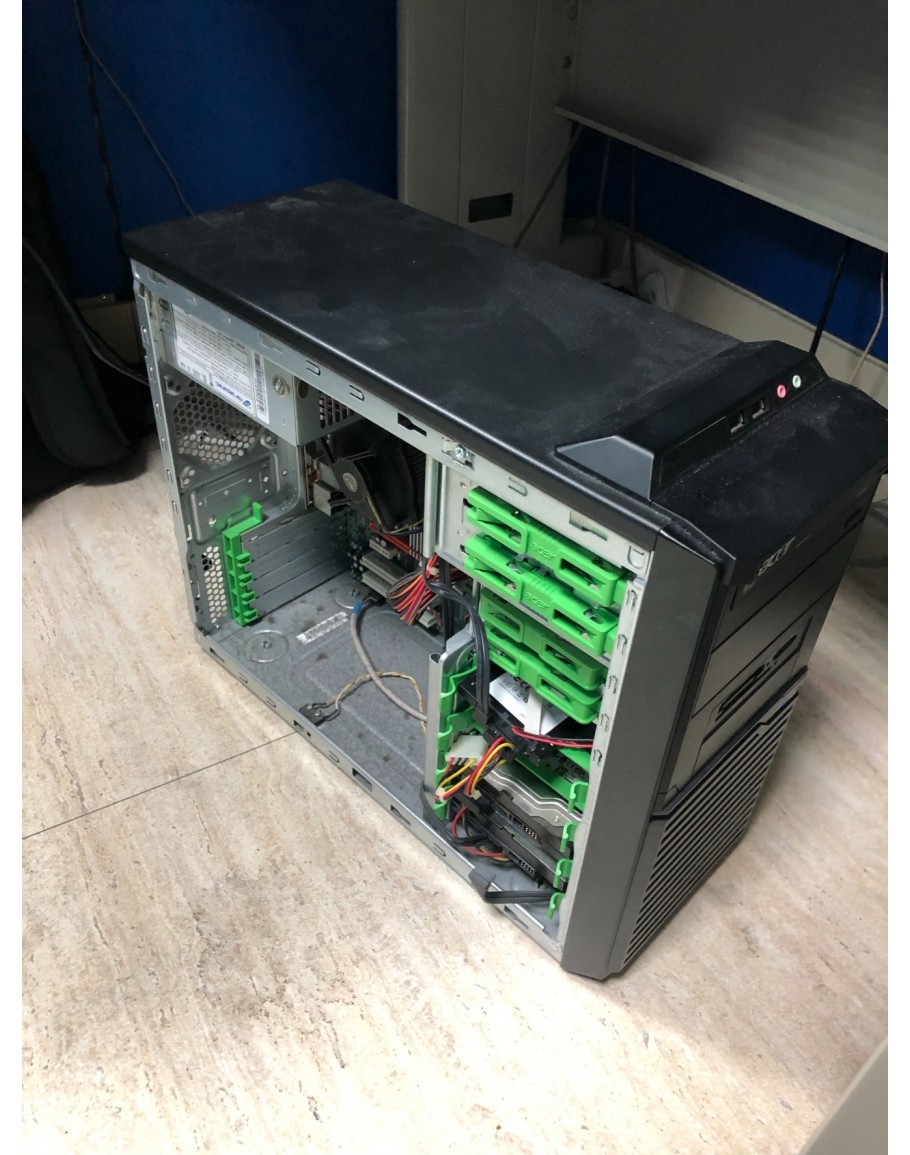 板橋標籤機專用老電腦系統轉移現場二