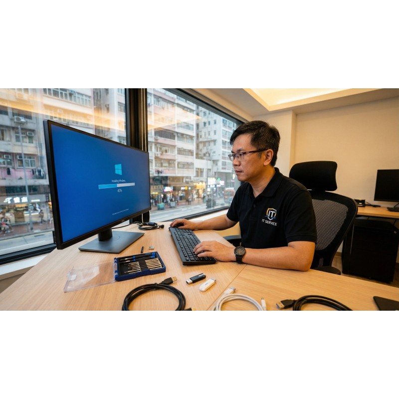 假日夜間維修電腦重灌組裝維護15年經驗-呼叫IT Google 5星評 0負評